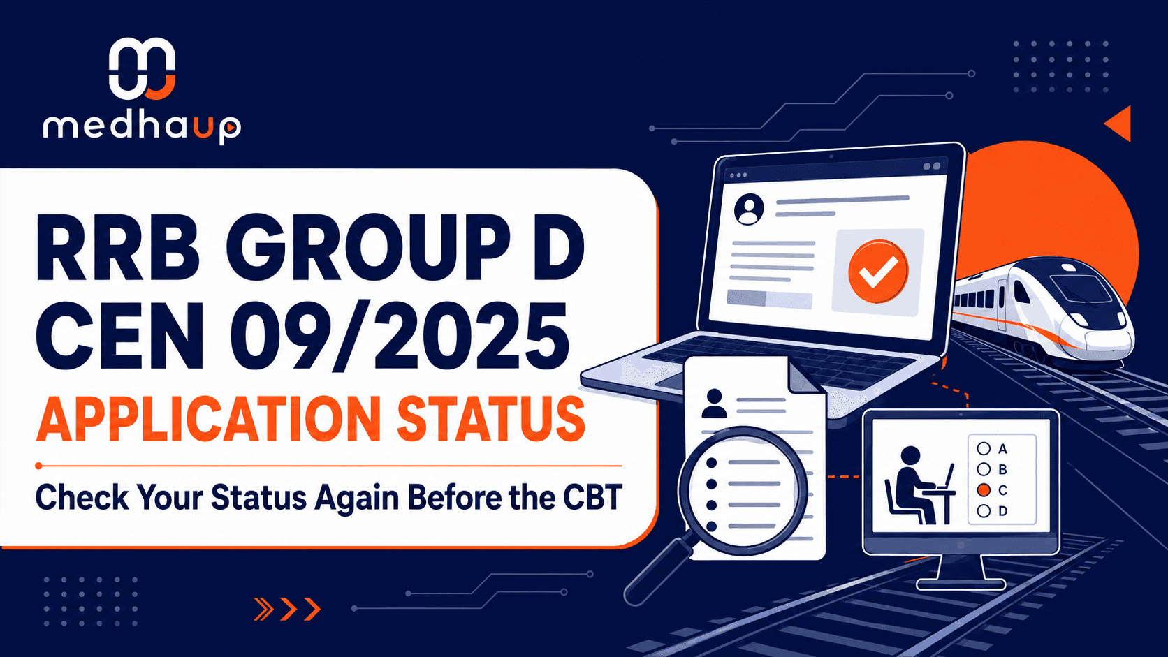 RRB Group D CEN 09/2025 Application Status: Check Your Status Again Before the CBT