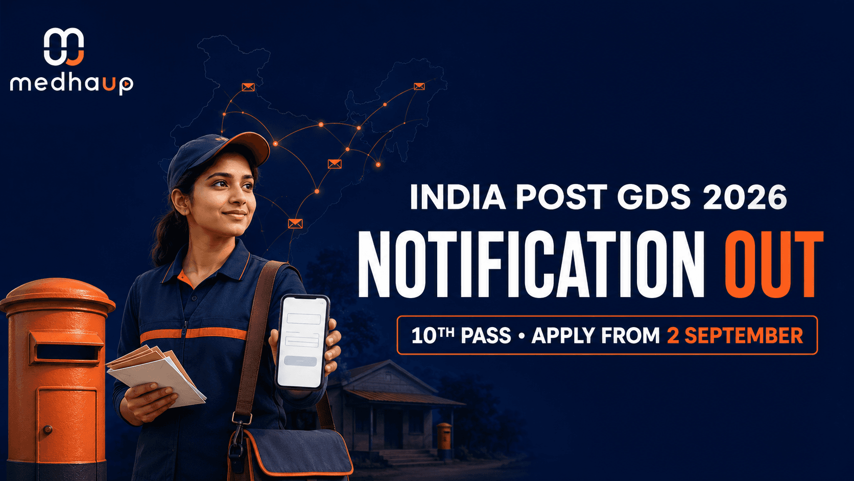 India Post GDS Recruitment 2026 Notification OUT: 10th Pass Eligible, Apply From September 2