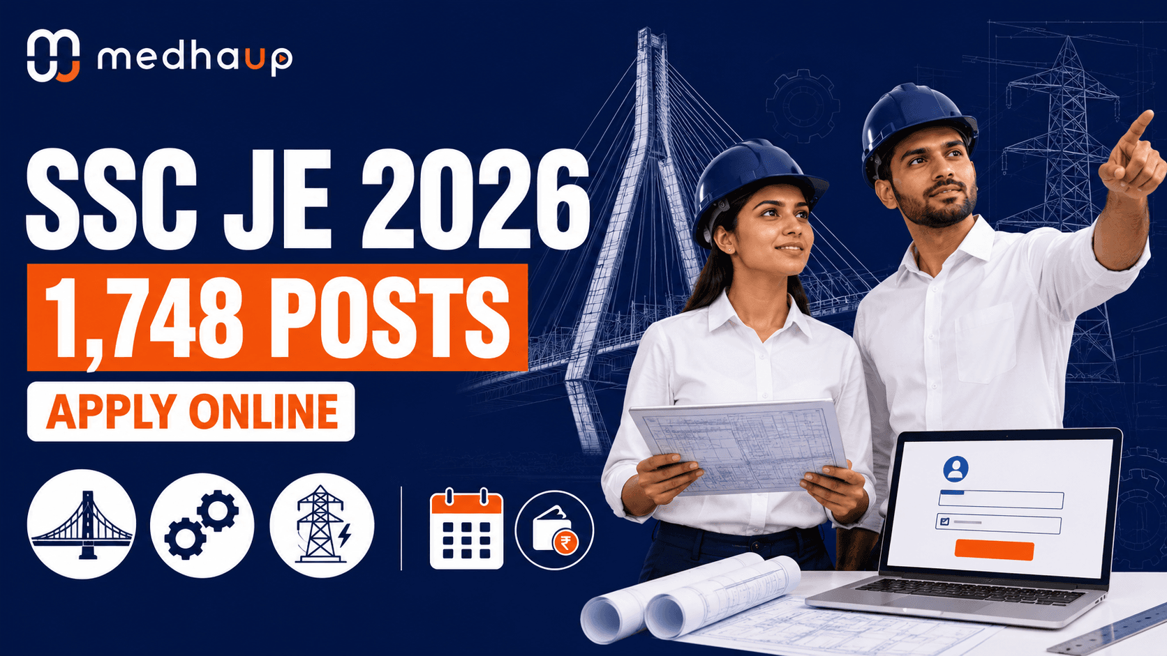 SSC JE Recruitment 2026 OUT: 1,748 Posts, Apply Online, Eligibility, Salary & Exam Date