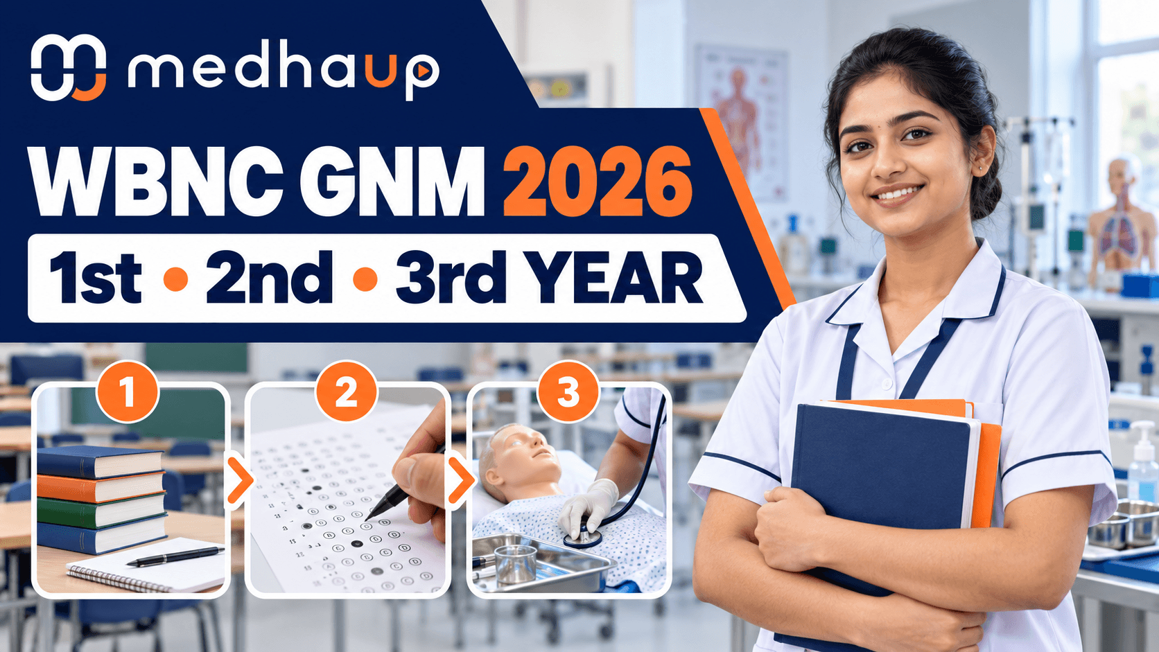 WBNC GNM 1st, 2nd & 3rd Year Subjects and Syllabus 2026: Exam Pattern, Marks & Practical