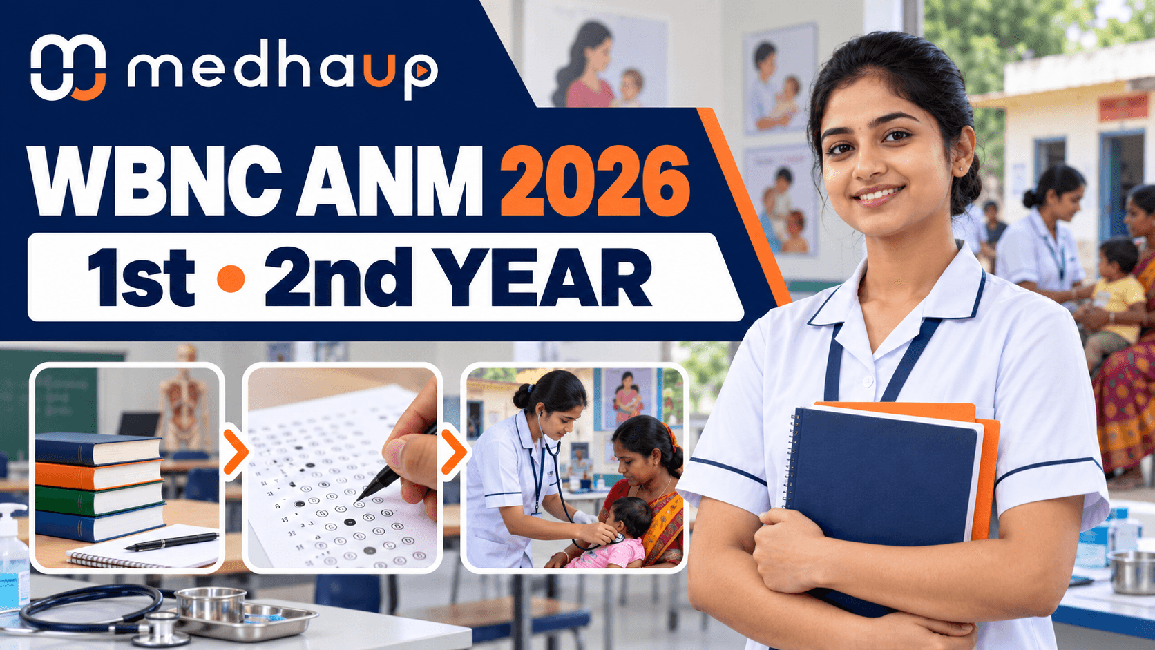 WBNC ANM 1st & 2nd Year Subjects and Syllabus 2026: Exam Pattern, Marks, Practical & Internship
