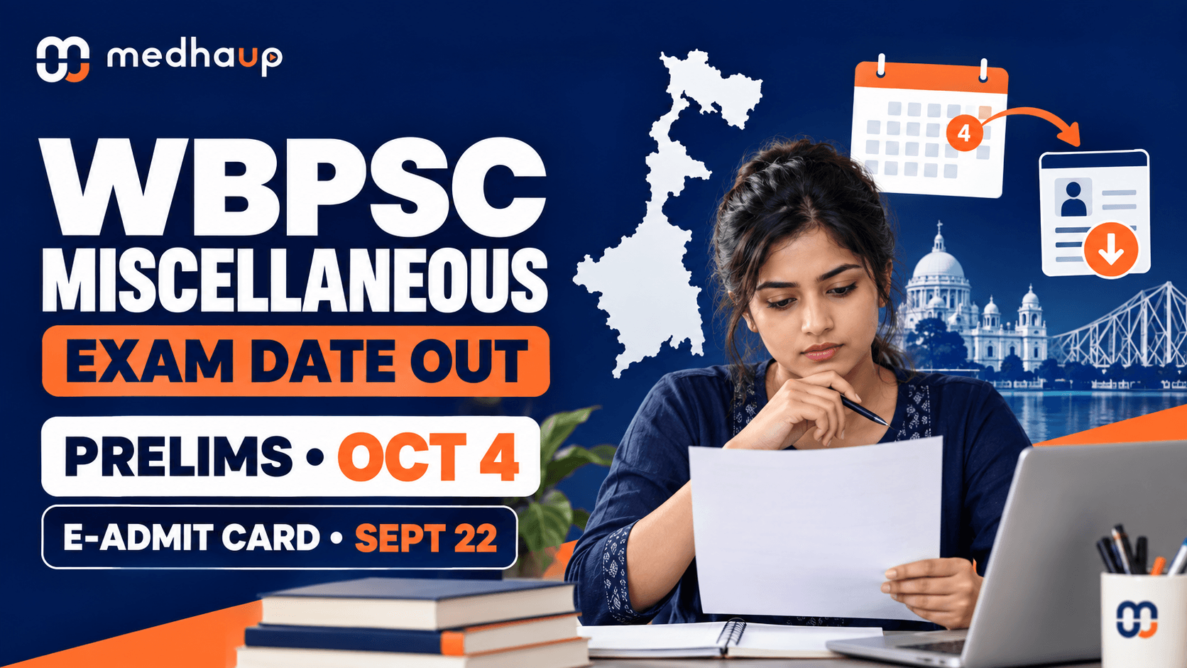WBPSC Miscellaneous Services Exam Date 2026 OUT: Preliminary Exam on October 4, e-Admit Card From September 22